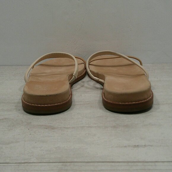 Madewell Paris Minimalist Sandal in Nude Tan Strappy Flats Size 10 - Picture 11 of 16